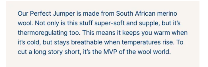 Asphalte Perfect Jumper Description